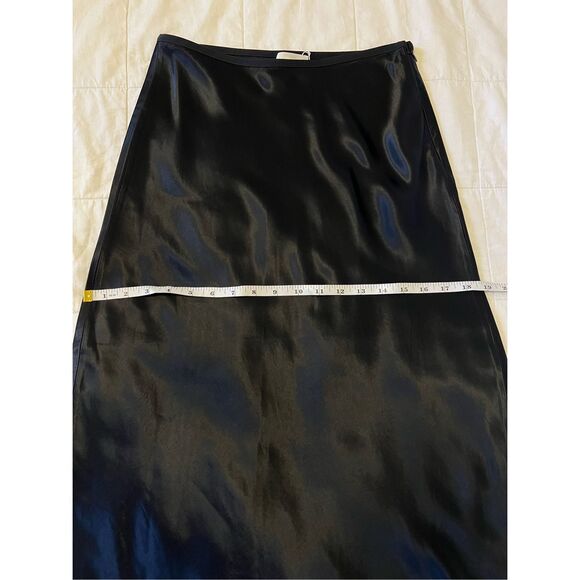 Arket Black Satin Midi Skirt - Picture 12 of 15